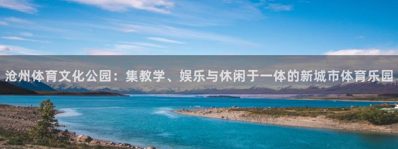 vsport体育官网下载平台APP：沧州体育文化公园：集教学